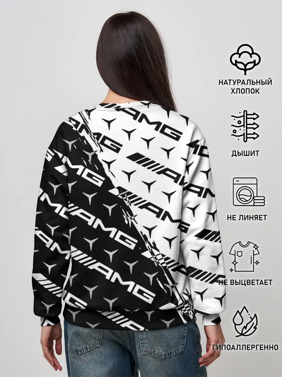 Женский свитшот / MERCEDES BENZ AMG