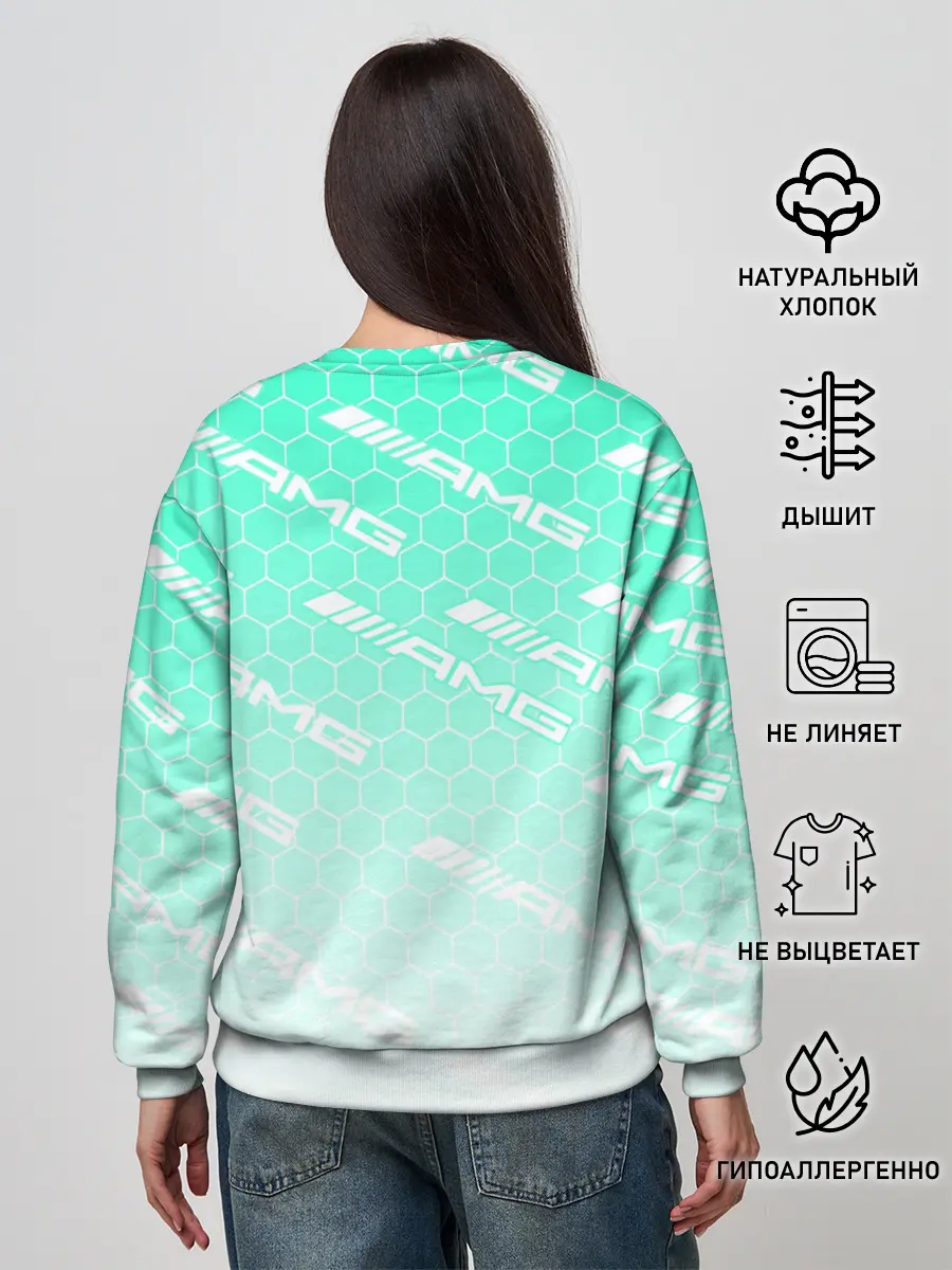 Женский свитшот / MERCEDES BENZ AMG