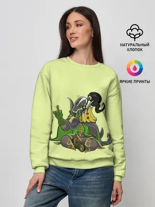 Женский свитшот / Музыкальный Рубик | Dota 2