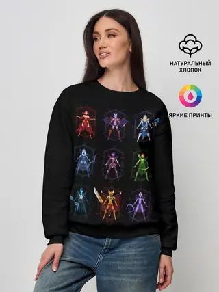 Женский свитшот / Girls power | Dota 2