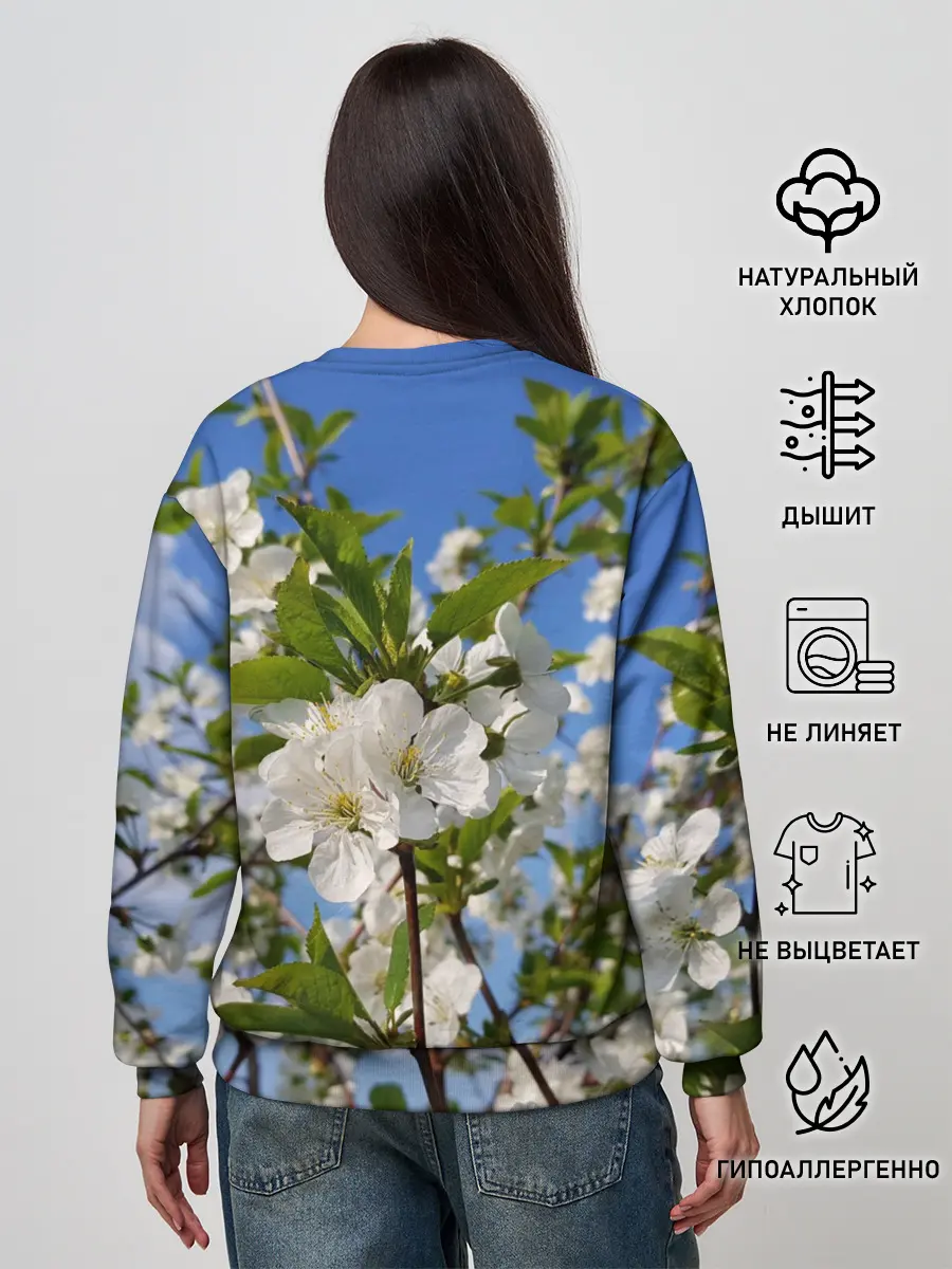 Женский свитшот / Цвет вишни