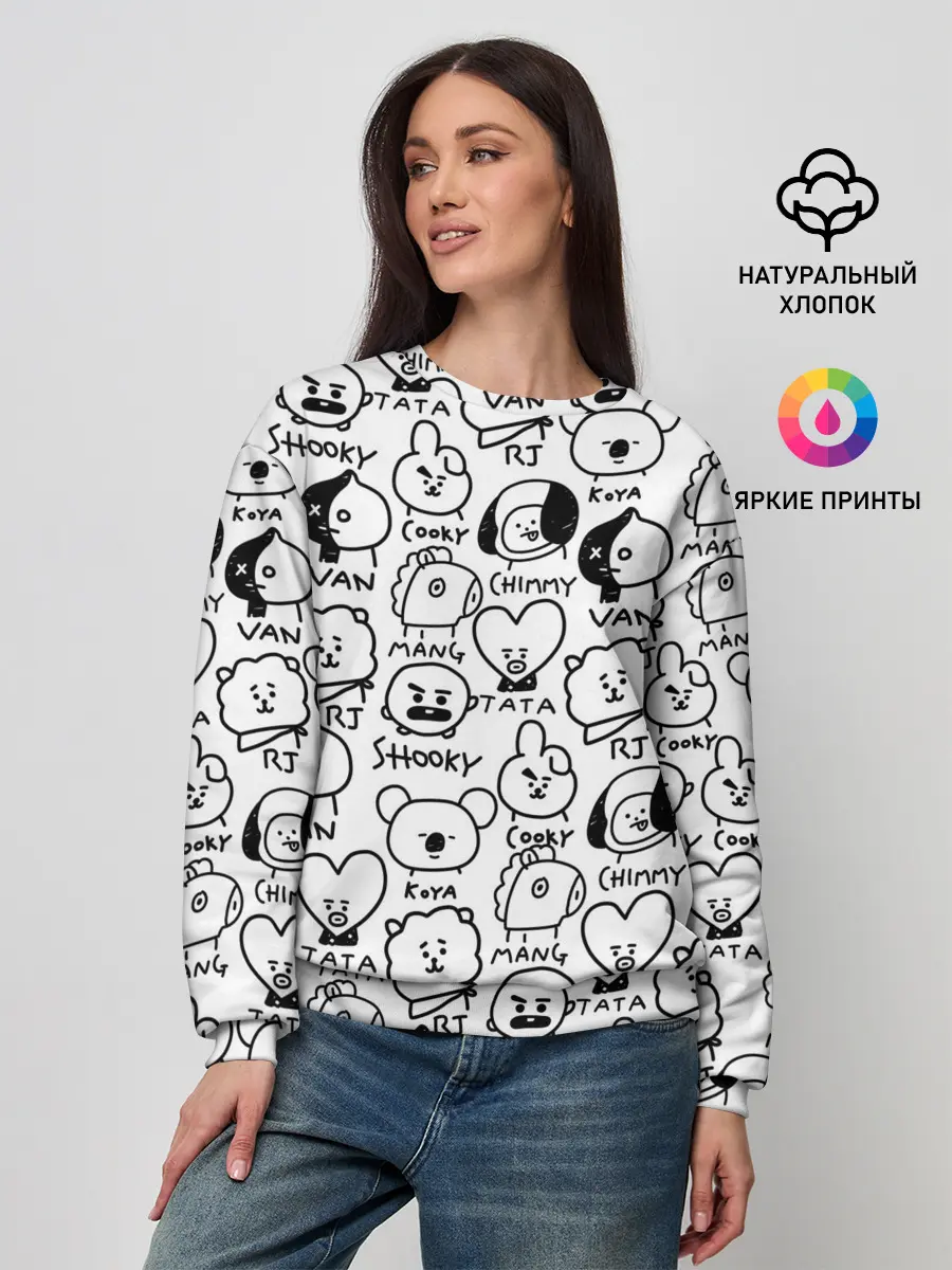 Женский свитшот / BTS | BT21