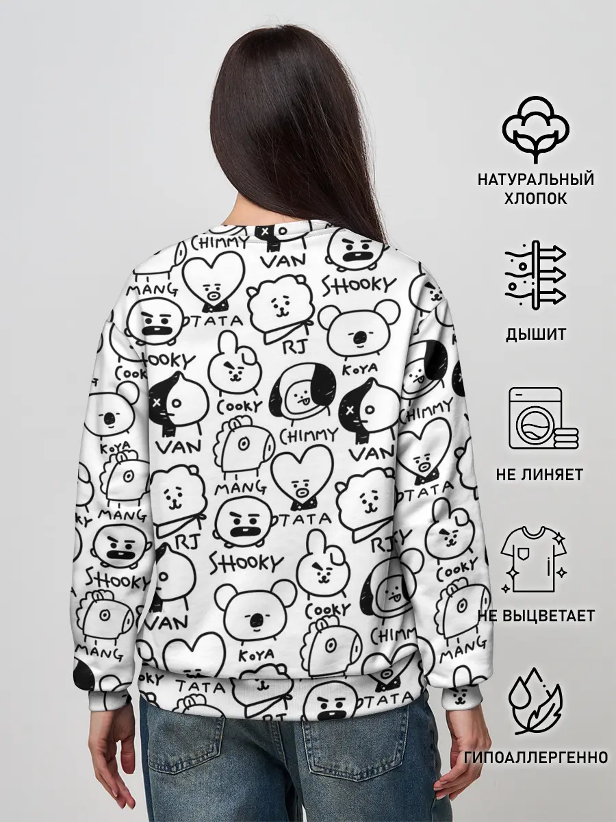 Женский свитшот / BTS | BT21