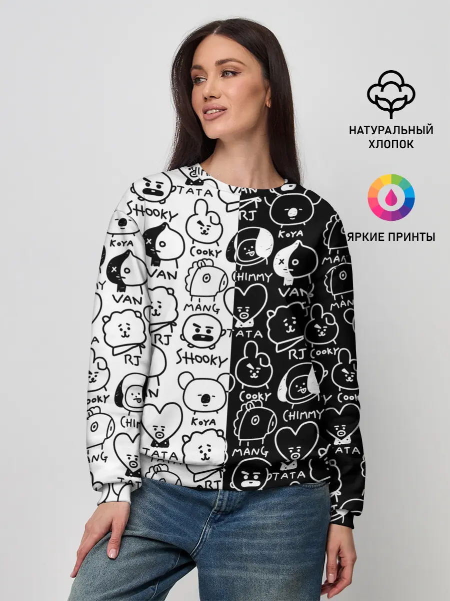 Женский свитшот / BTS | BT21