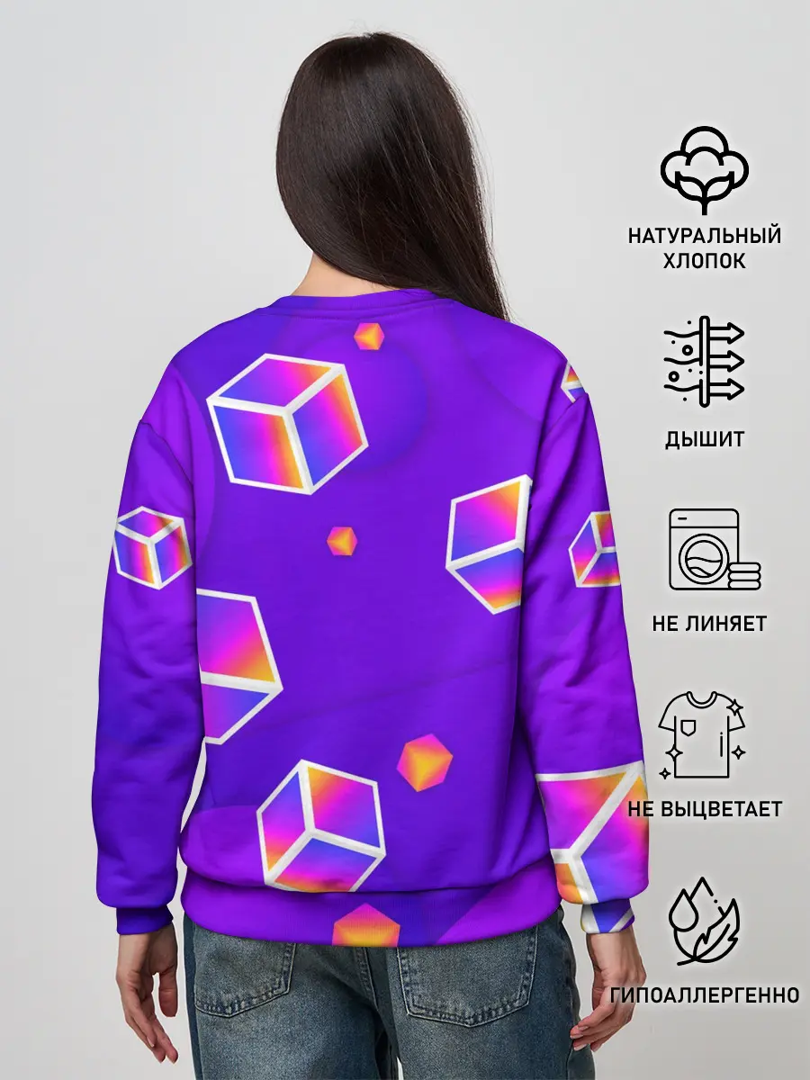 Женский свитшот / ROBLOX КУБЫ