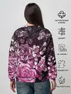 Женский свитшот / РОЗЫ | ROSES | БАБОЧКИ
