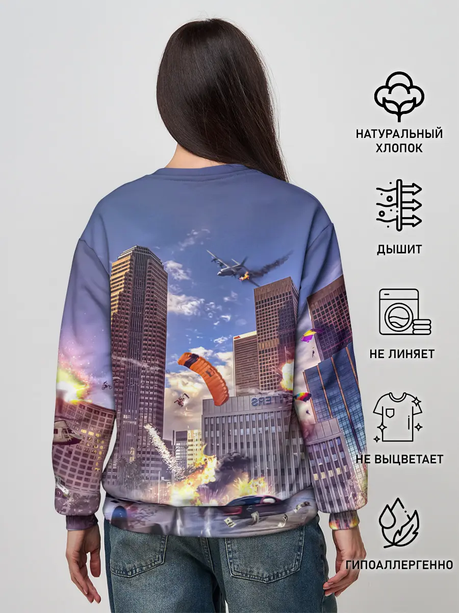 Женский свитшот / ЭКШЕН Grand Theft Auto V