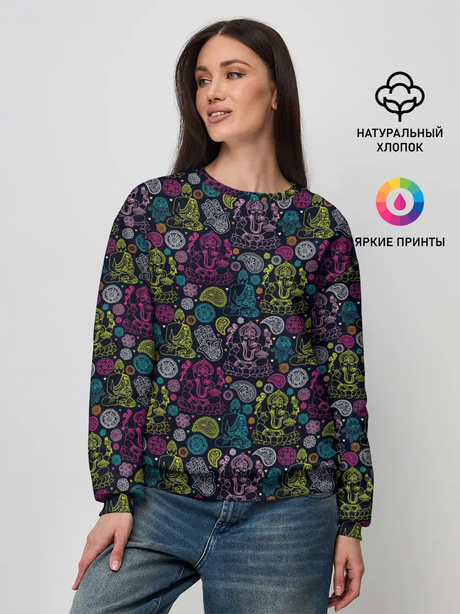 Женский свитшот / Йога