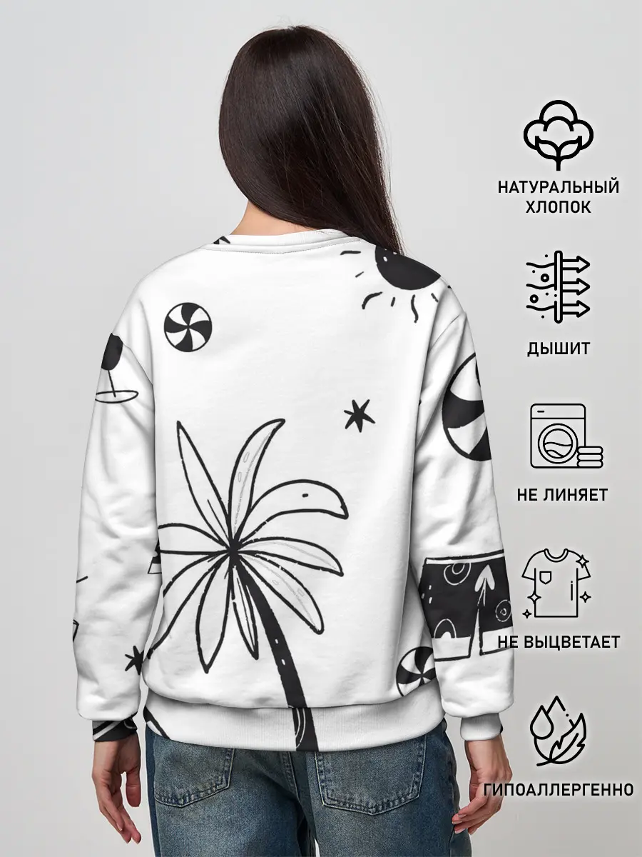 Женский свитшот / Летние вайбы