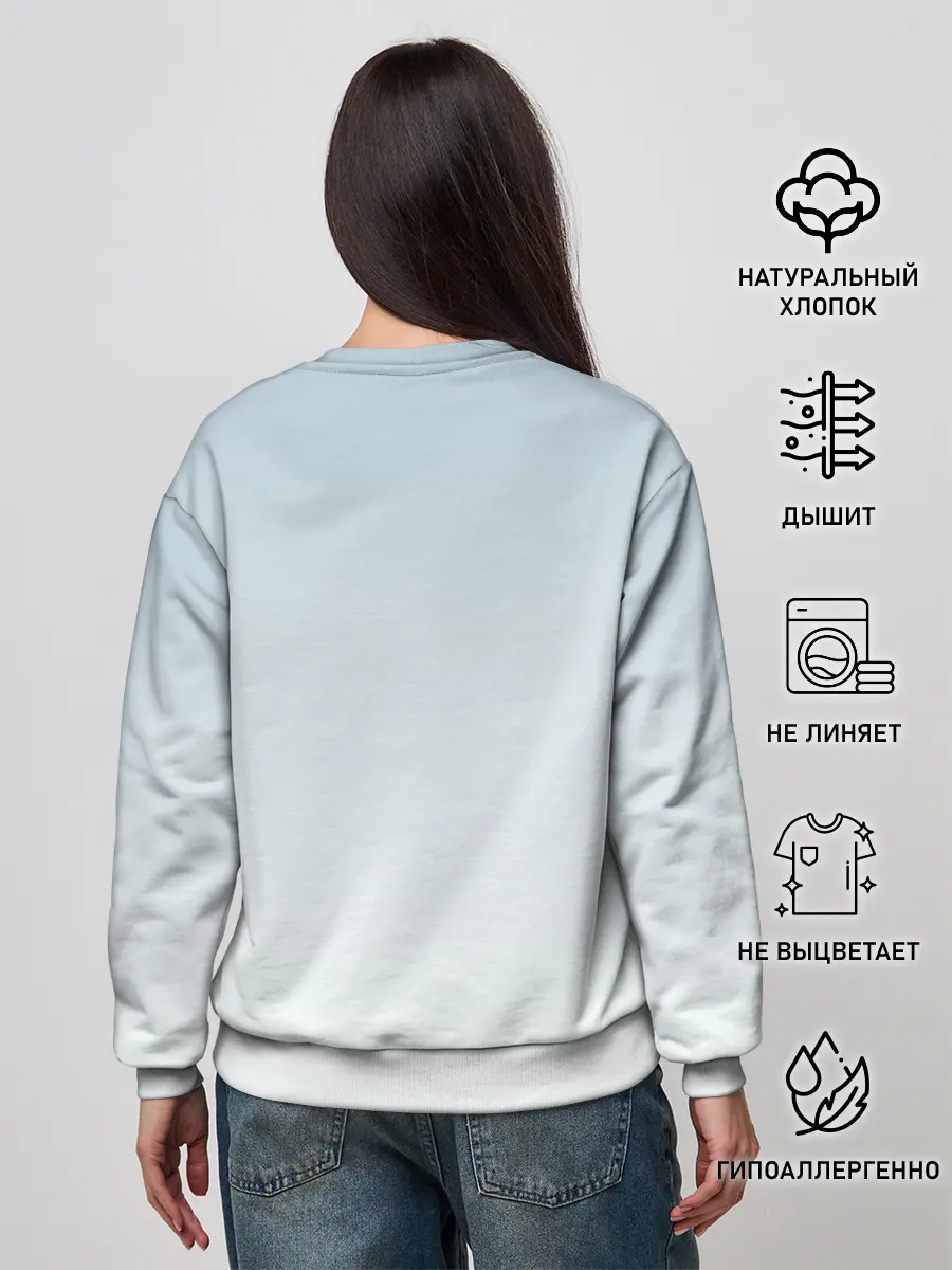 Женский свитшот / кораблик лето