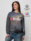 Женский свитшот / Tinder Find Love | Тиндер