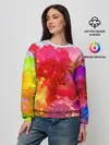 Женский свитшот / брызги краски