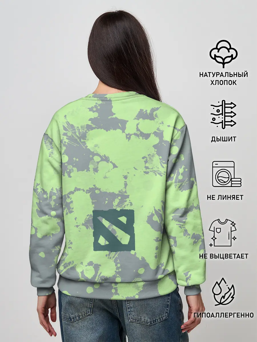 Женский свитшот / Визаж | Dota 2