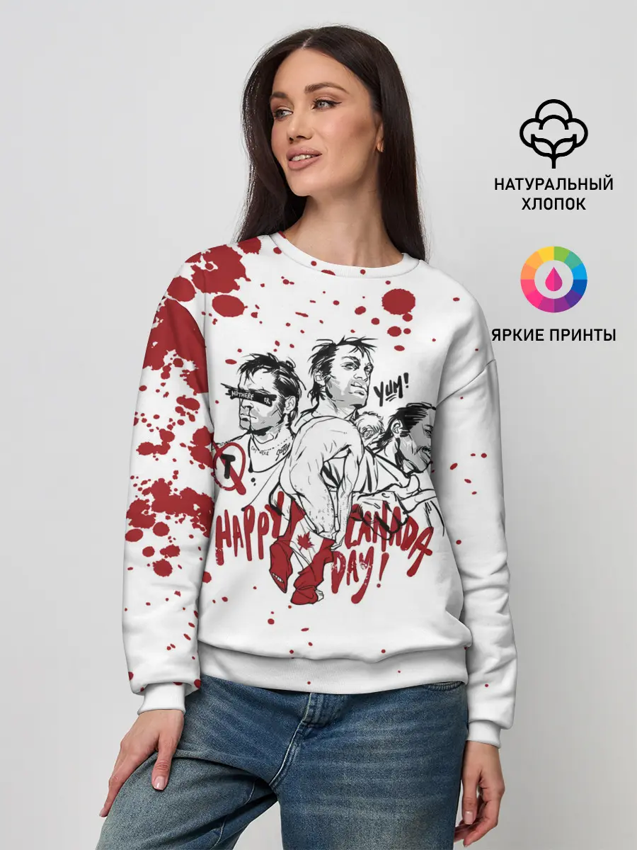 Женский свитшот / HAPPY CANADA DAY