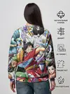 Женский свитшот / One Piece стикербомбинг