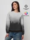 Женский свитшот / Туманный лес