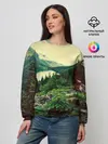 Женский свитшот / Красивый лес