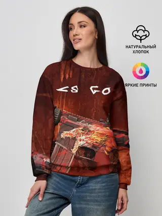 Женский свитшот / CS GO M4A4 HOWI