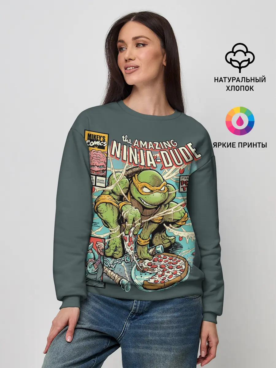 Женский свитшот / Микеланджело