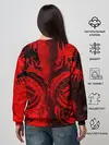 Женский свитшот / BLACK RED DRAGONS TATOO