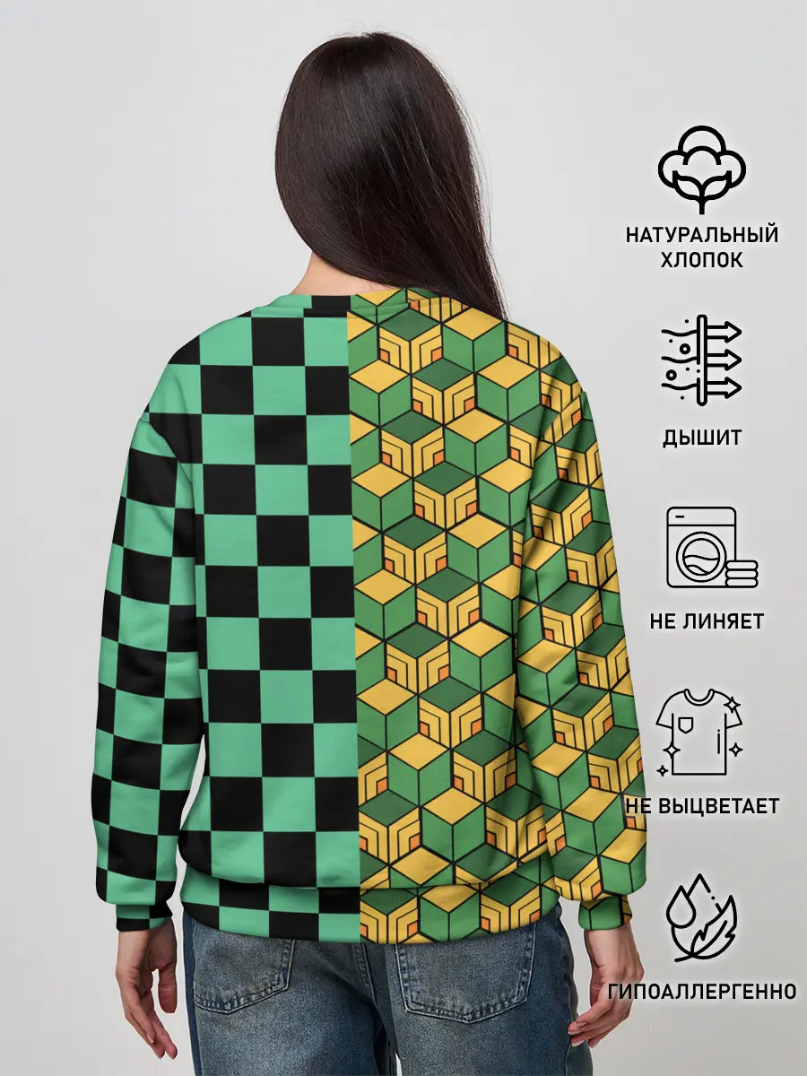 Женский свитшот / ГИЮ ТОМИОКА | TANJIRO KAMADO