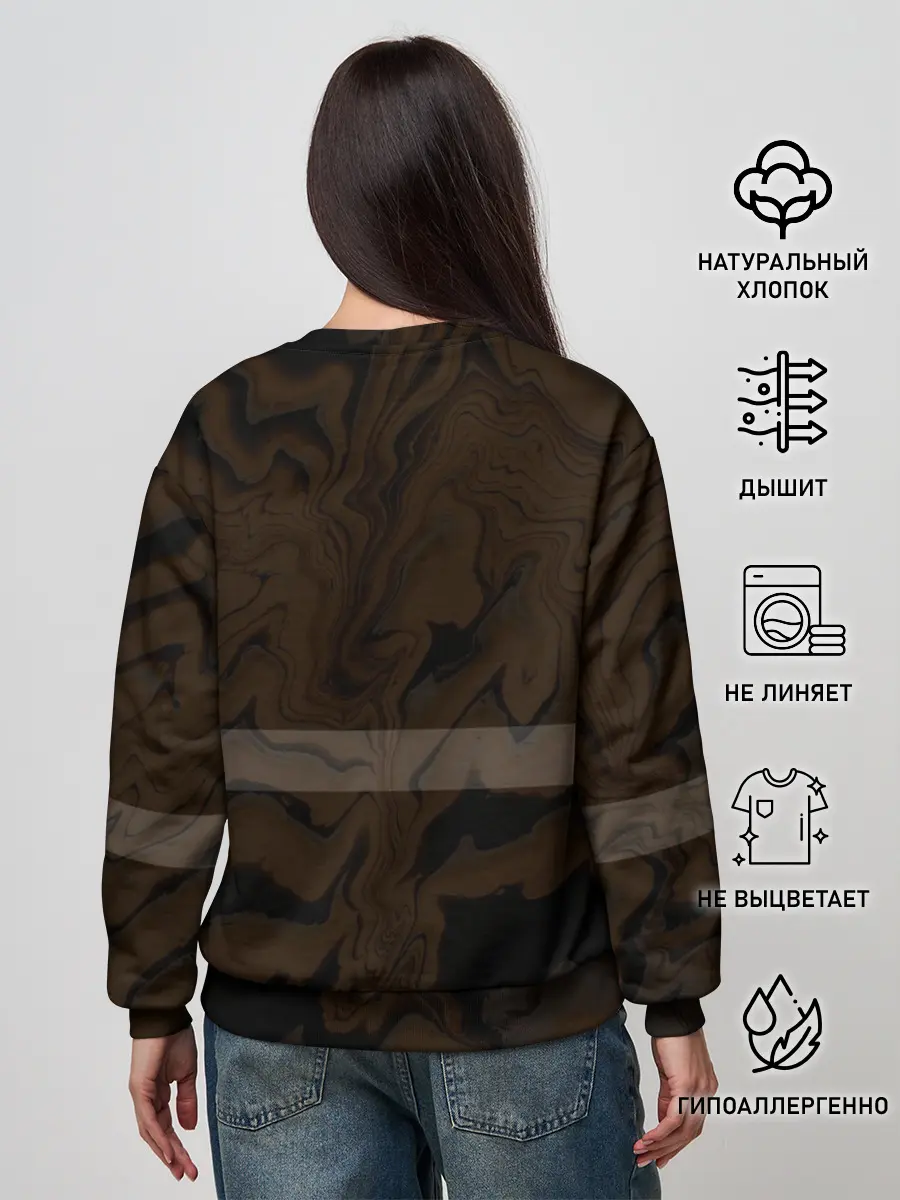 Женский свитшот / Bitcoin | Биткоин | Миллионер