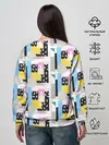 Женский свитшот / Memphis style geometry