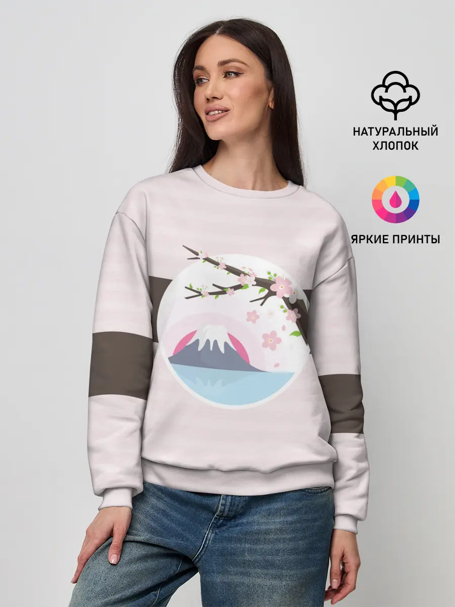 Женский свитшот / Сакура | Sakura