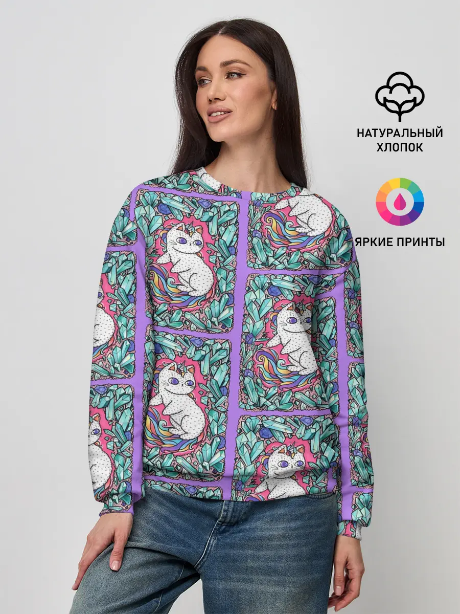 Женский свитшот / Маленькие Единорожки