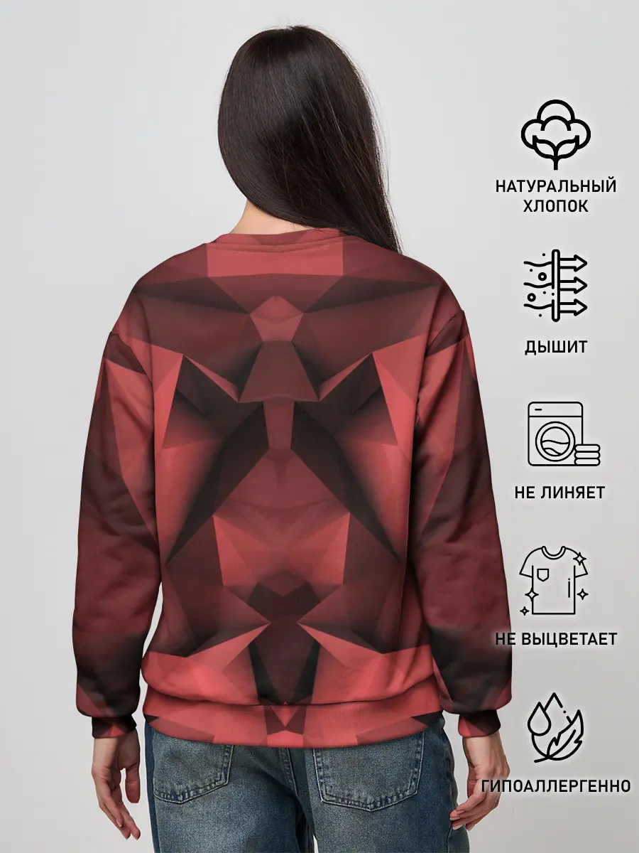 Женский свитшот / Геометрическая Абстракция