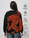 Женский свитшот / RED CHINA DRAGON