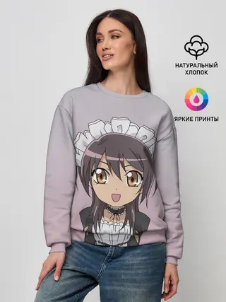 Женский свитшот / аимешная горничная