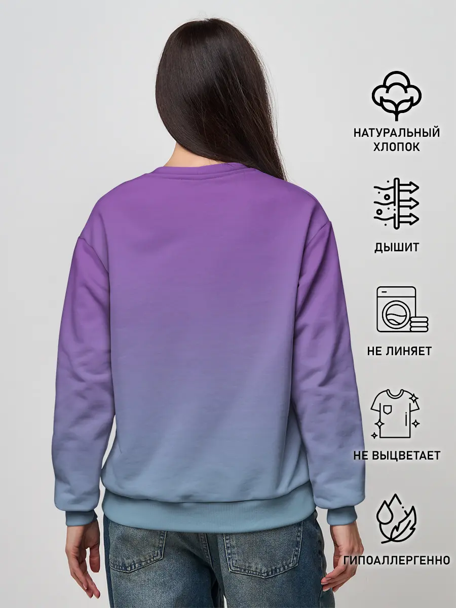 Женский свитшот / девочка в форме