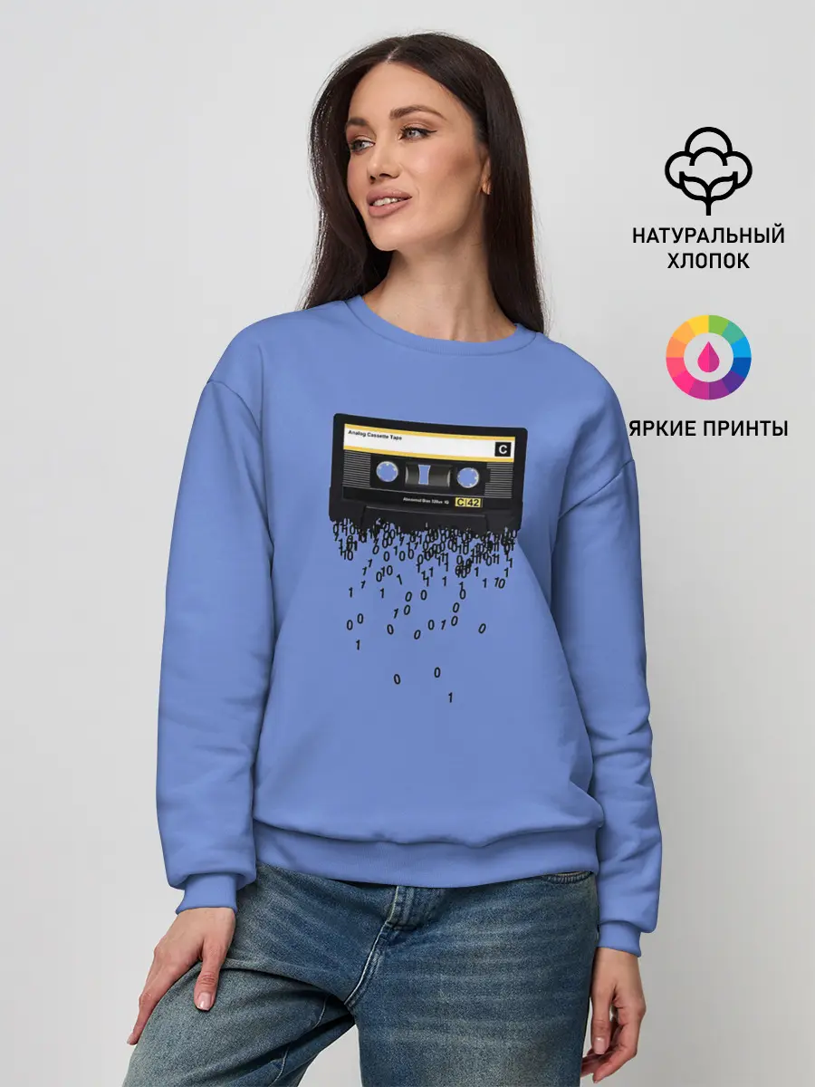 Женский свитшот / Касета из 0 и 1