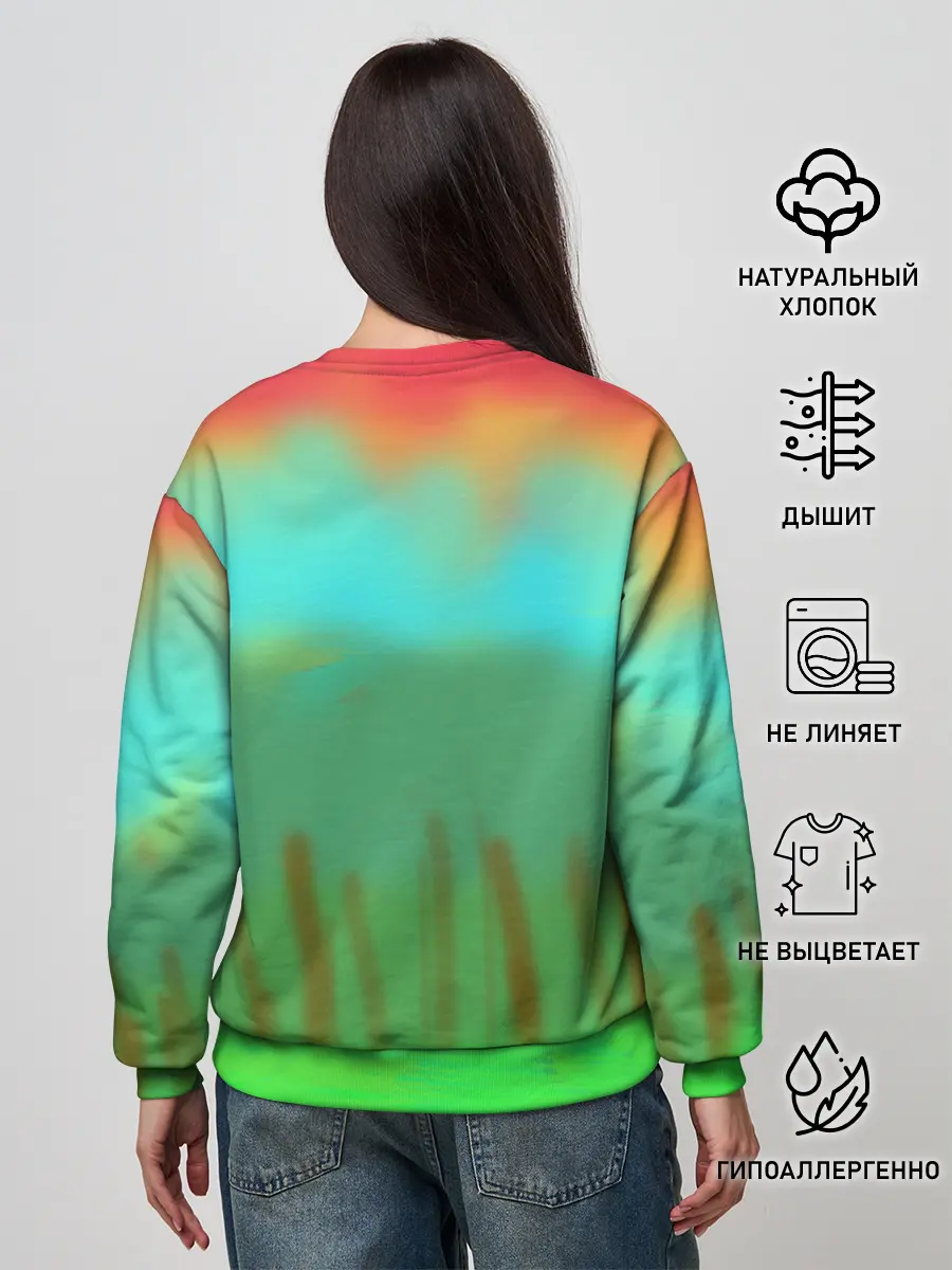 Женский свитшот / Make peace