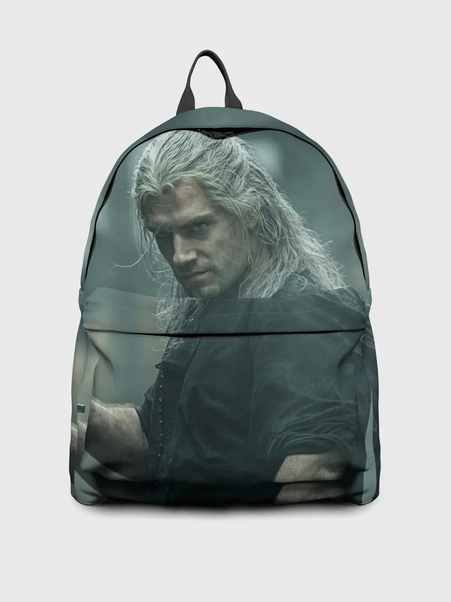 Рюкзак джинсовый / Ведьмак Геральт