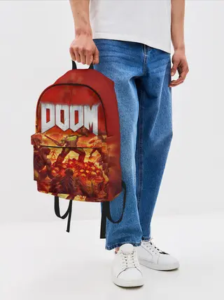 Рюкзак джинсовый / DOOM