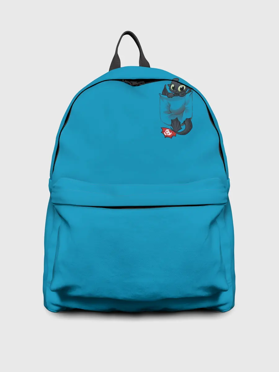 Рюкзак джинсовый / Как приручить дракона