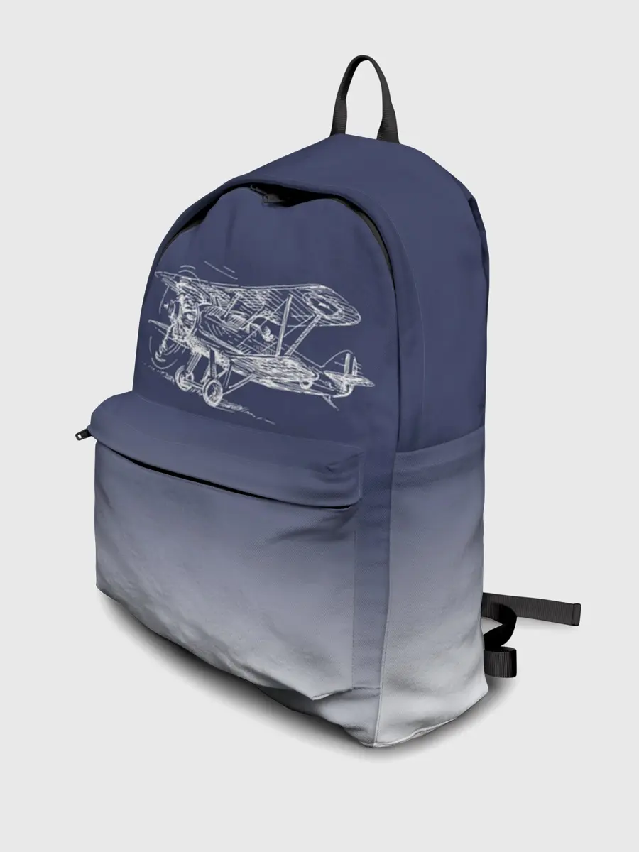Рюкзак джинсовый / Биплан