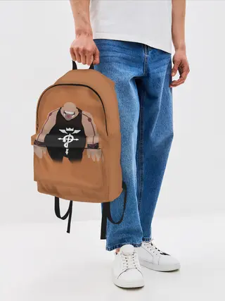 Рюкзак джинсовый / Стальной алхимик