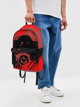 Рюкзак джинсовый / Стальной алхимик | Обжорство