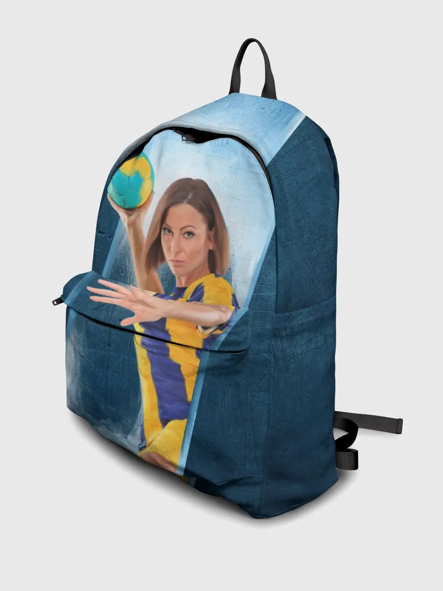 Рюкзак джинсовый / Гандболистка