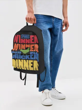 Рюкзак джинсовый / Winner Chicken Dinner
