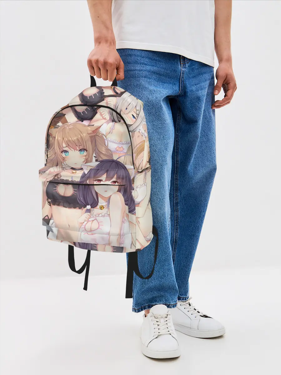 Рюкзак джинсовый / Девушки в купальниках