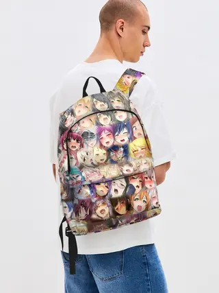 Рюкзак джинсовый / MANY FACES OF AHEGAO! color