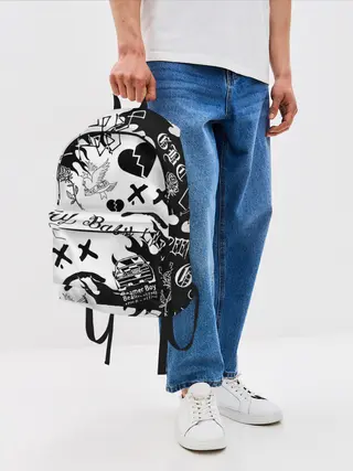 Рюкзак джинсовый / LIL PEEP | ЛИЛ ПИП