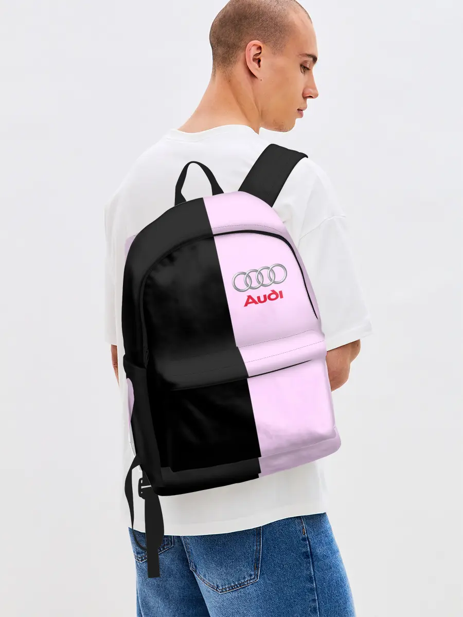 Рюкзак джинсовый / AUDI PINK | АУДИ