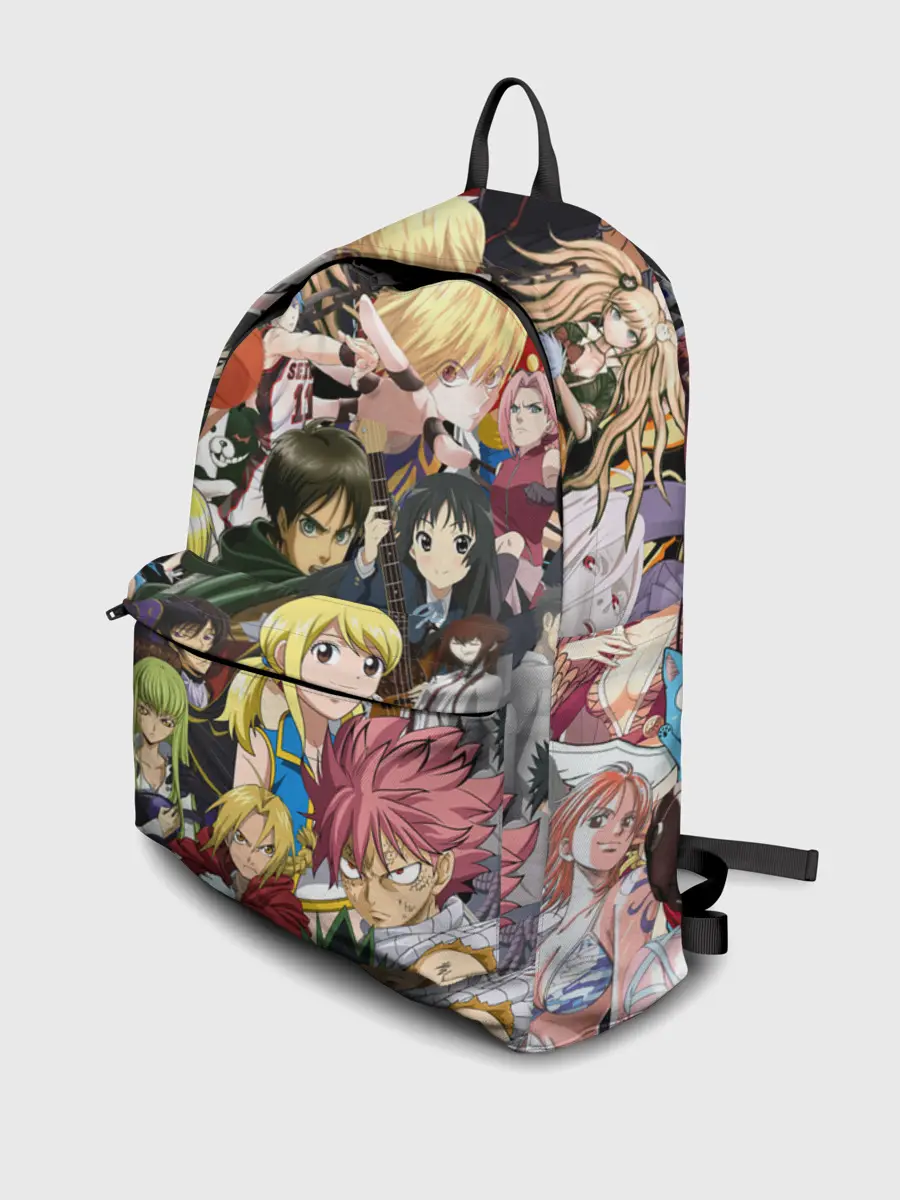 Рюкзак джинсовый / Аниме коллаж