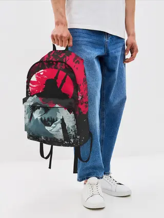 Рюкзак джинсовый / Ведьмак