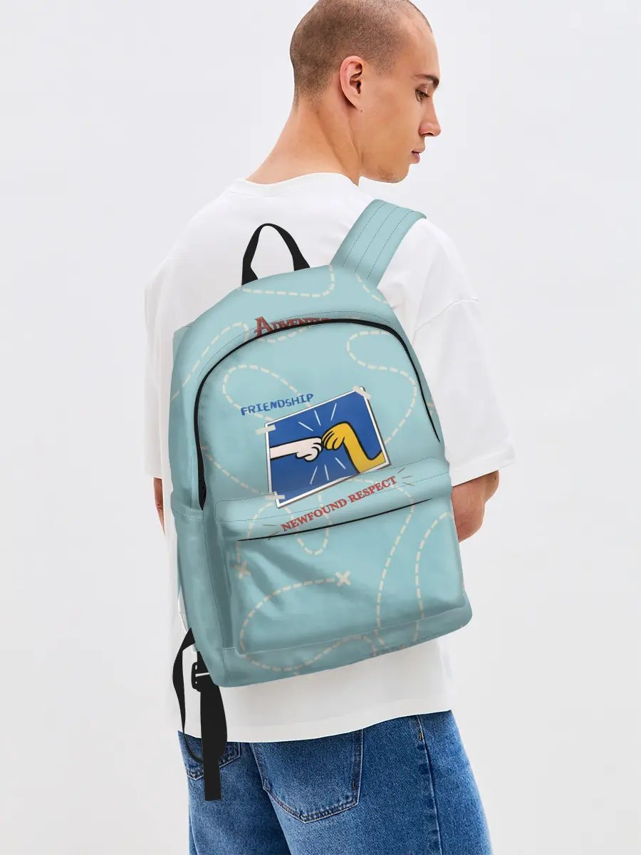 Рюкзак джинсовый / Friendship. Adventure time